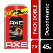 Desodorante Barra Axe Dark Temptation 45 g 2 un.