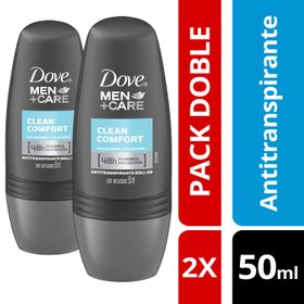 Desodorante Roll On Dove Men Cuidado Total 50 ml 2 un.