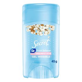 Desodorante Antitranspirante Gel Secret Powder Protect Cotton 45 g