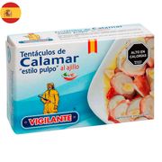 Tentáculos de Calamar Vigilante Al Ajillo 115 g