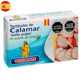 Tentáculos de Calamar Vigilante Aceite de Oliva 115 g