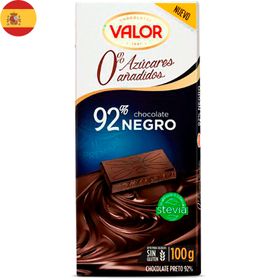 Chocolate sin azúcar 92% cacao 100 g