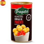 Aceitunas Verdes Fragata Rellenas de Pimiento 150 g drenado