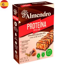 Barra Almendra Protein Chocolate 4 un. 35 g