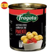 Aceitunas Verdes Fragata Rellenas de Pimiento 85 g drenado