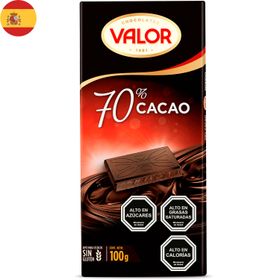 Chocolate amargo 70% cacao 100 g