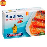 Sardinas En Tomate Vigilante 88 g drenado