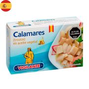 Calamares En Trozos Vigilante En Aceite Vegetal 115 g