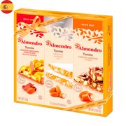 Pack Regalo 3 Turrónes El Almendro 225 g