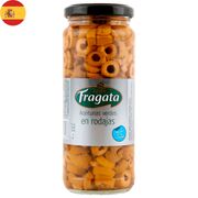 Aceitunas Verdes Fragata en Rodajas Frasco 198 g drenado