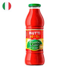 Puré de Tomate Mutti Passata Al Basilico 700 g