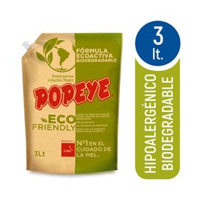 Detergente Líquido Popeye EcoFriendly Matic 3 L