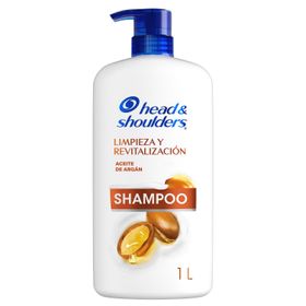 Shampoo Head & Shoulders Limpieza y Revitalización Argán 1 L