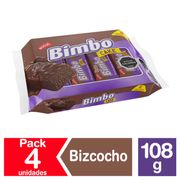 Pack Bizcocho Bimbo Cake 108 g 4 un.