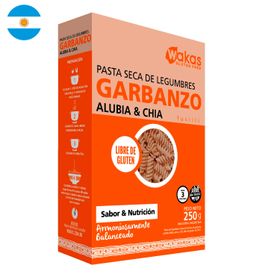Pasta Garbanzo Wakas Alubia & Chia 250 g