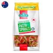 Pasta Espiral Arroz y Vegetales 350 g