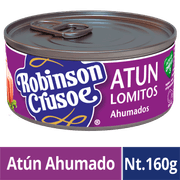 Atún Lomitos Ahumados 104 g drenado, 160 g neto