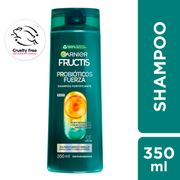 Shampoo Garnier Fructis Probióticos Fuerza 350 ml