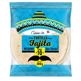 Tortilla Fajita 10 un.