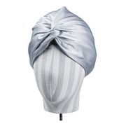 Turbante de Seda Gris