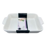 Fuente Porcelana Rectangular Con Asas 1.4 L