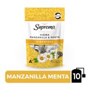 Té Supremo Pirámides Manzanilla Menta 10 Bolsitas