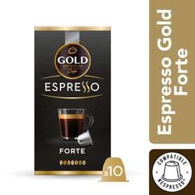 Café Cápsulas Gold Espresso Forte 10 un.