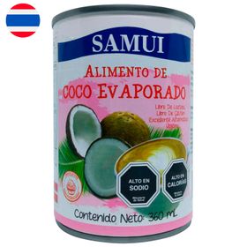 Alimento de Coco Samui Evaporado Libre de Gluten y Lactosa 360 ml
