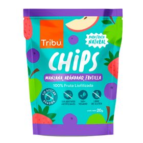 Chips Tribu Mix Manzana Arándano Frutilla Liofilizada 20 g