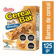 Barra Cereal Costa Nuts Almendras 5 un.