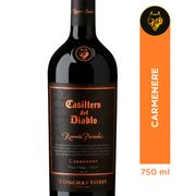 Vino Casillero del Diablo Gran Reserva Carmenere 750 cc