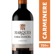 Vino Marques de Casa Concha Carmenere 750 cc