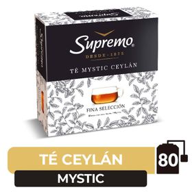 Té Ceylán Supremo Mystic 80 Bolsitas