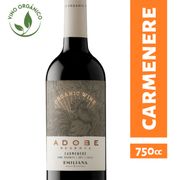 Vino Orgánico Adobe Reserva Carmenere 750 cc