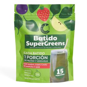 Batido Supergreen Cascara Food 180 g