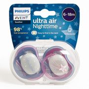 Chupete Avent Ultra Air Nocturno 6-18 M