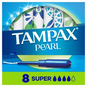Tampones Tampax Pearl Super 8 un.
