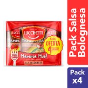 Pack Salsa Bolognesa Lucchetti Mamma Mia 4 un.