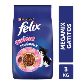 Alimento Gatitos Felix Megamix 3 kg