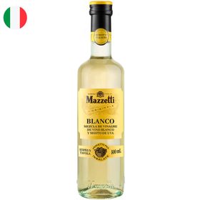 Blanco Mazzetti Mezcla de Vinagre de Vino Blanco y Mosto de Uva 500 ml