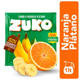 Jugo Polvo Zuko Naranja Plátano 15 g