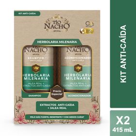 Pack Tío Nacho Herbolaria: Shampoo 415 ml + Acondicionador 415 ml