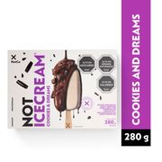 Helado Vegetal NotIceCream Paletas Multipack Cookies and Dreams 70 ml 4 un.