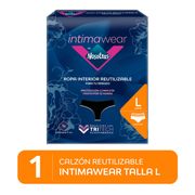 Calzón Menstrual Reutilizable Nosotras Hipster Negro Talla L