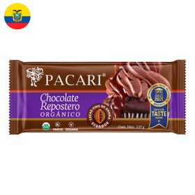 Chocolate Repostero Pacari Orgánico 100 g