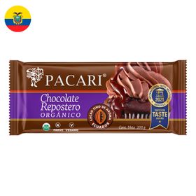 Chocolate Repostero Pacari Orgánico 200 g