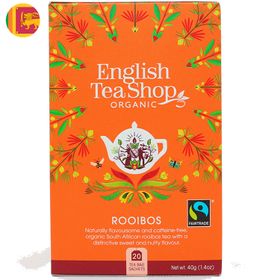 Té Orgánico English Tea Shop Descafeinado Rooibos 20 Bolsitas