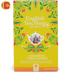 Té Lemongrass English Tea Shop Jengibre Caja 20 Bolsas