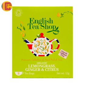 Té Limón/Jengibre/Cítricos English Tea Shop 8 Bolsitas