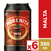 Pack 6 un. Cerveza Morenita Malta 4.6° 350 cc